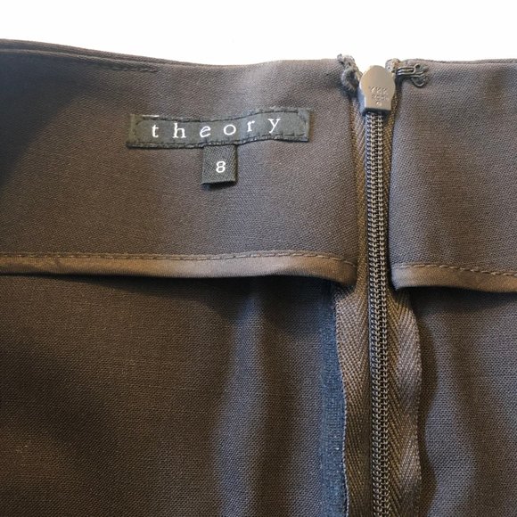 Light Brown Golda 2 Urban Pencil Skirt by Theory - Picture 3 of 4